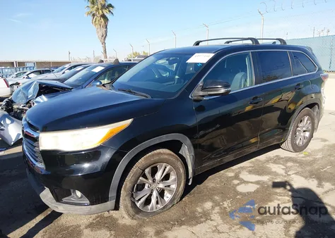 2015 Toyota Highlander Le Plus V6 z USA, uszkodzony, nr VIN 5TDBKRFHXFS095919